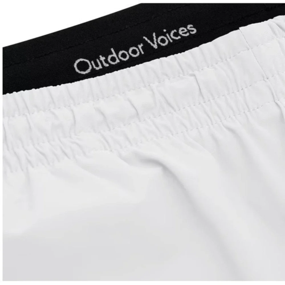 Outdoor Voices Gray HiFlex Men Athletic Moisture Wicking Zip Pockets Shorts L